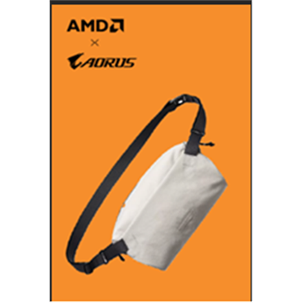 Gigabyte AORUS AMD Sling Bag Grey