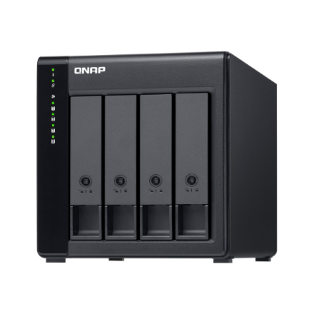 QNAP High-performance Desktop SATA 6Gbps JBOD Storage Enclosure TL-D400S Black