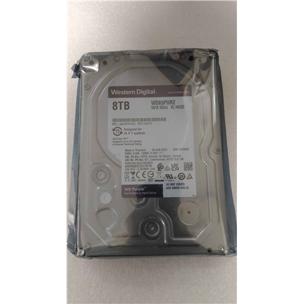 SALE OUT. Western Digital Purple Surveillance Hard Drive 8TB 256MB SATA Western Digital Surveillance Hard Drive Purple Surveillance WD85PURZ