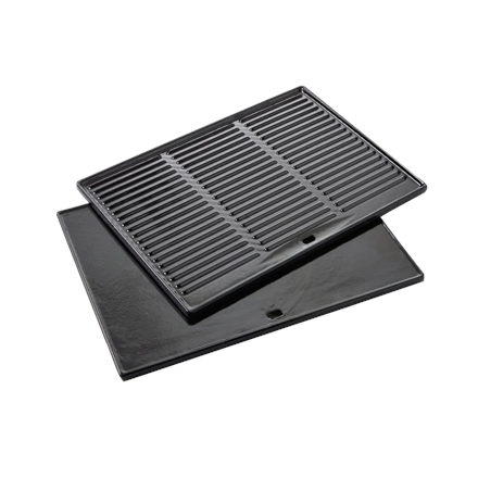 Barbecook Dynamic Core Enamelled Cast Iron Cooking Griddle, 43 x 35 x 2 cm BC-ACC-7126