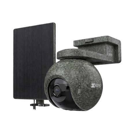 EZVIZ CS-EB8/SP Ranger Battery-Powered Outdoor PT Camera Kit with Solar Panel (4G/LTE, WiFi 2.4GHz, 4K, 8MP, 4 mm, IP65)