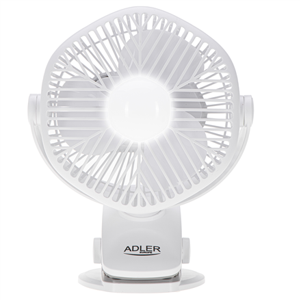 Adler Rechargeable fan with clip AD 7335 Table Fan