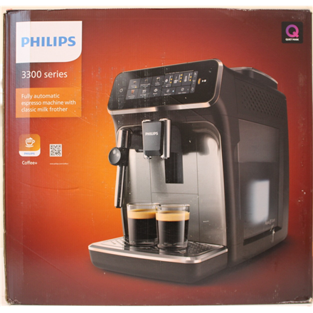 SALE OUT. Philips Coffee Maker EP3329/70 Series 3300 Pump pressure 15 bar