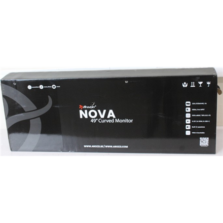 SALE OUT. Arozzi Nova 49" VA, 165Hz - White Arozzi Nova
