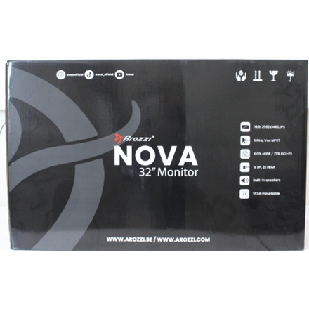SALE OUT. Arozzi Nova 32" IPS, 180Hz, Computer Monitor - Forest Green Arozzi Nova