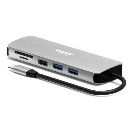 PORT DESIGNS Docking Type C 9 In 1 - 1 X 4K HDMI - Pd 85W - Retail Btoc Only PORT CONNECT