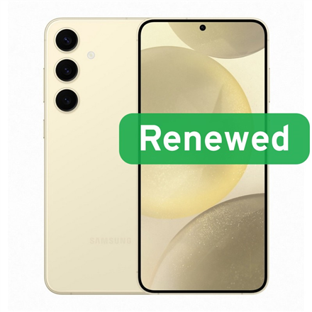 Samsung Renewed Grade B Galaxy S24 Amber Yellow