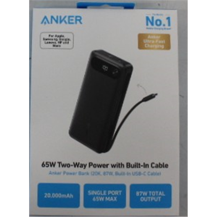 SALE OUT. Anker Power Bank 65W A1383H11