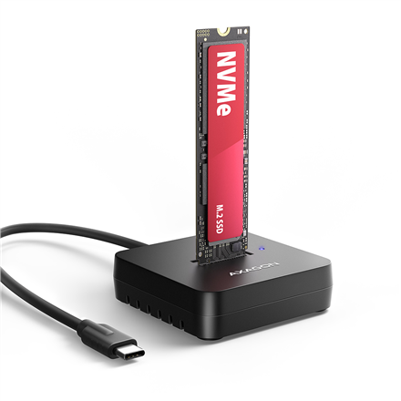 AXAGON USB-C 10Gbps docking station for M.2 NVMe SSD ADSA-M2C11L