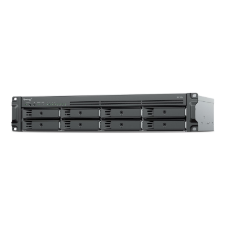Synology RS1226+ 8-bay/AMD Ryzen V1500B 4C 2.2GHz/4GB DDR4 ECC/8x3.5" Hot-Swap/2x2.5GbE/2xUSB3.2/2Fan/RAID 0,1,5,6,10,SHR/3Y