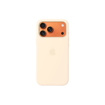 Apple iPhone 17 Pro Max Silicone Case with MagSafe – Vanilla Apple