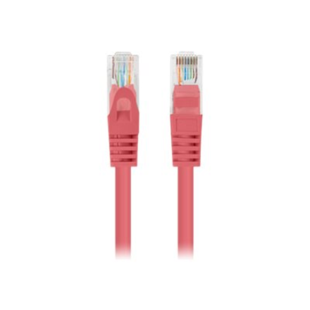 Lanberg Patchcord CAT.5E UTP 1M fluke passed 10-pack, Red PCU5-20CC-0100-R