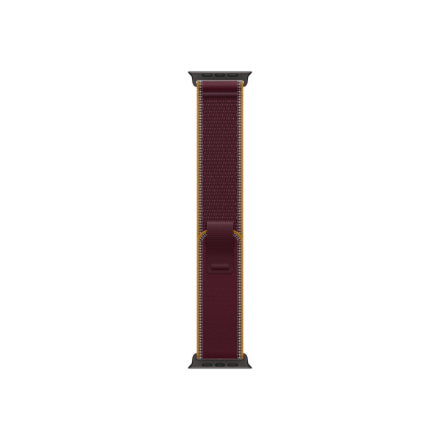 APPLE 49mm Burgundy Trail Loop - M/L - Black Titanium Finish Apple