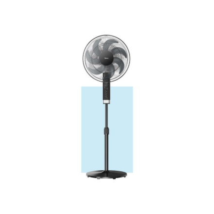 Midea MFS402M0BPK Stand Fan Black