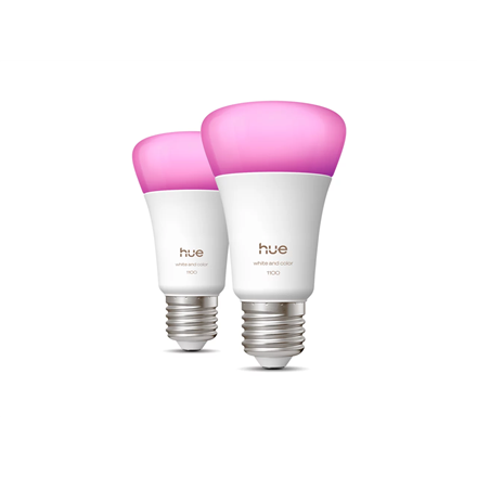 Philips Hue WCA 1100 A60 2P EU E27 8.1 W