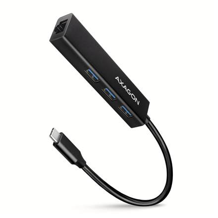 AXAGON SuperSpeed USB-C hub with gigabit LAN HMC-GL3A