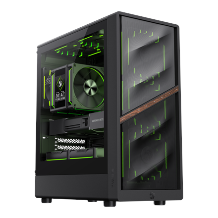 Gamemax Case AERIS 330 MB Black