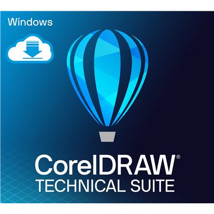 Corel CorelDRAW Technical Suite 2025 3D CAD Business Perpetual License (incl. 1 Yr CorelSure Maintenance)(1-4)