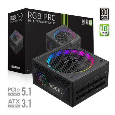 Gamemax PSU RGB PRO 1300P 1300 W
