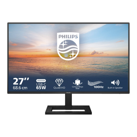 Philips 27E1N1600AE/00 | 27 " | IPS | 16:9 | 100 Hz | 4 ms | 2560 x 1440 pixels | 350 cd/m² | HDMI 