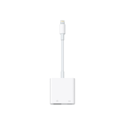 Apple Lightning to USB 3 Camera Adapter | White