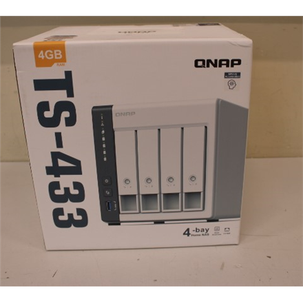 SALE OUT. QNAP TS-433-4G 4 bay ARM 4C 2.0GHz 