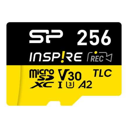 Silicon Power Inspire | 256 GB | microSDXC | Flash memory class C10