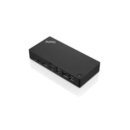 Lenovo | ThinkPad Universal USB-C Dock - EU | Docking station | Ethernet LAN (RJ-45) ports 1 | VGA (
