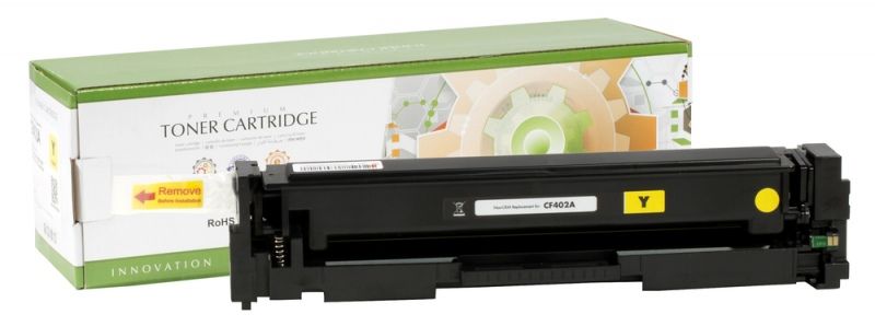 Neoriginali Static Control HP CF402A / Canon CRG 045, geltona kasetė