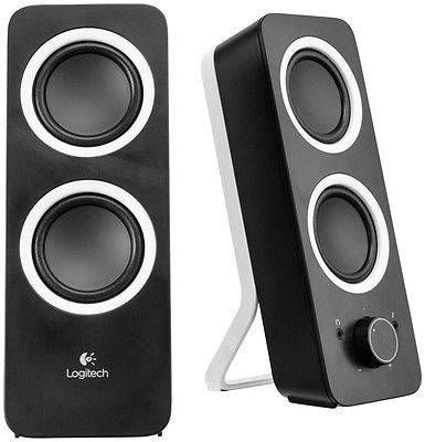 Garso kolonėlės Logitech Z200 Speaker 2.0 Midnight Black (980-000810), juodos
