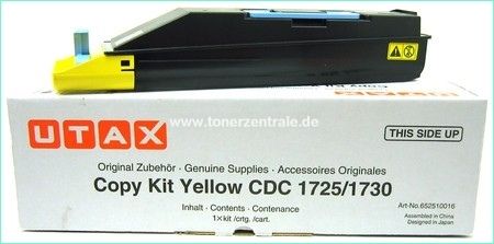 Triumph Adler Copy Kit DDC 2725 / Utax CDC 1725 (652510116/ 652510016), geltona kasetė