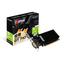 MSI GT 710 2GD3H LP NVIDIA 2 GB GeForce GT 710 DDR3 PCI Express 2.0 x16 (uses x8) HDMI ports quantit